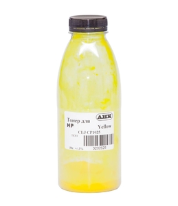 Тонер жовтий Yellow для HP CLJ CP1025 бутль 30 г АНК