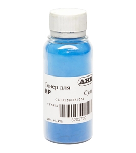 Тонер блакитний Cyan для HP CLJ Pro M280/281/254 бутль 40 г АНК