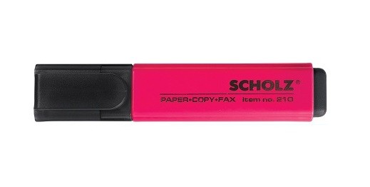 Маркер текстовый красный 210 01100211 Scholz