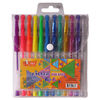 Набір гелевих ручок 0.7 мм 12 кольорів Glitter+Neon ГР46, УМКА 01190110 (1/12/72)