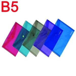 Папка-конверт В5, на кнопці, мікс 5018 03030600 Norma