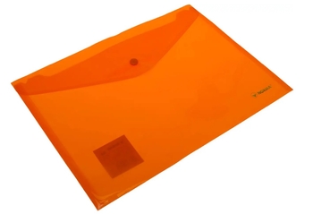 Папка-конверт А4, на кнопці, помаранчева Neon 5106-02 03035152 Norma