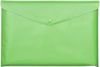 Папка-конверт А4, на кнопці, зелена  Neon 106-04 03035154 Norma