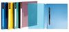 Скоросшиватель с прозрачным верхом А4 микс цветов 600 мкм матовая фактура без перфорации Scholz 5236