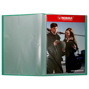 Папка 10 файлів А4, зелена 5025-04N 03060474 Norma