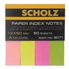 Стикеры-закладки, 50х12 мм, 4 цвета по 50 листов 8071 03080350 Scholz