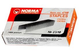 Скобы для степлера, №23/10, металлические 4768 04030270 Norma