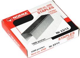Скоби до степлера, №23/13, металеві 4769 04030280 Norma