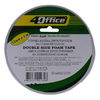 Скотч двосторонній монтажний на спіненій основі, ширина 12 мм, довжина 2 м 4-394 04081100 4Office