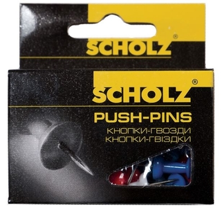 Кнопки-гвоздики, 30 шт в упаковке, микс 4841 04110060 Scholz