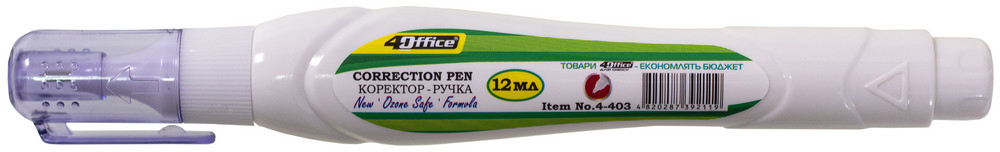 Коректор ручка, 12 мл 4-403 04130260 4Office