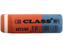гумка для стирання, комбінов.,синьо-черв., 4973/80, CLASS 10060600 (80/3200)