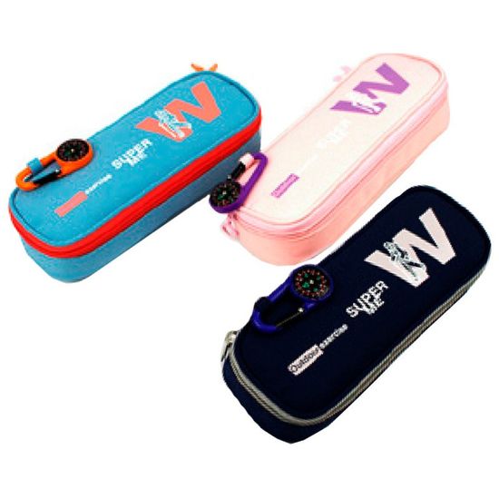 Пенал, 23х8,5х5 см, микс Super Me 22710S 13020277 Safari Пенал, 23х8,5х5 см, микс Super Me 22710S 13020277 Safari