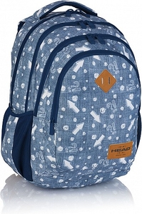 Рюкзак шкільний Head HD-345 Школярик, ортопедична спинка, світловідбиваючі елементи, система кріплення лямок