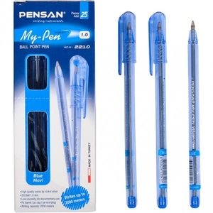 Ручка кулькова синя 1.0 мм MY PEN  Pensan
