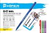 Ручка гелевая Hiper Oxy Gel 0.6 мм, пишет синим HG-190 (10)