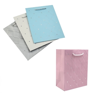 Пакет подарочный бумажный, 18х23х10 см, микс (упаковка 1 цвет) Fashion DSCN2952 Josef Otten