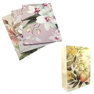 Пакет подарунковий паперовий, 41,5х30х12 см, мікс (упаковка 1 колір) Flowers DSCN2979 Josef Otten