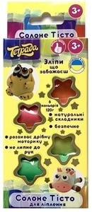 Пластилиновая паста, 6 цветов, 20 г Тетрада