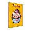 Блокнот А5 Profiplan Artbook Rainbow Cake кольорові сторінки 96 аркушів Peach персик