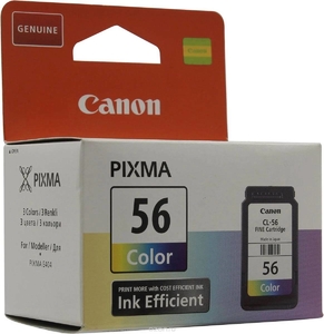 Чорнильний картридж CL-56 для Canon Pixma E404/E464, 3 кольори Color Canon