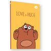 Блокнот А5 Profiplan Funny series кольорові сторінки 128 аркушів Brown bear бурий ведмідь