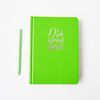 Щоденник А5 Profiplan Планувальник недатований зелений з ручкою 352 аркуша