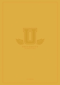 Тетрадь канцелярская А4, 60 страниц в клетку, обложка картон мягкий, микс University A4-060-5405K Школярик