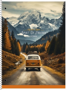 Колледж-блок А4, 80 страниц в клетку, обложка картон мягкий Expert A4-080-6710K Школярик