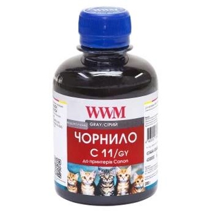 Чорнило C11 водорозчинне, для Canon CLI-426G/CLI-521G 200 г Gray WWM