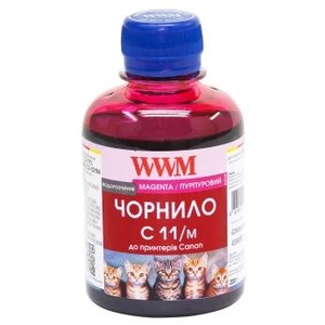 Чорнило C11 водорозчинне, для Canon CL-511/CL-513/CLI-521C 200 г Magenta WWM