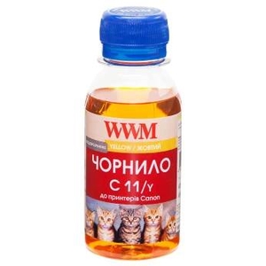 Чорнило C11 водорозчинне, для Canon CL-511/CL-513/CLI-521C 100 г Yellow WWM