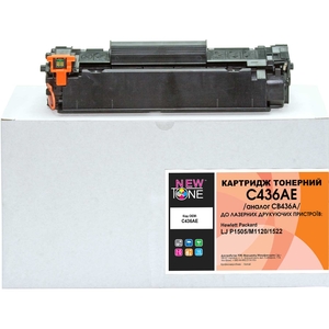 Картридж тонерный черный Black для HP LJ P1505 / M1120 / 1522 аналог CB436A NewTone