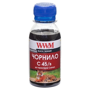 Чернило C45 водорастворимое, для Canon CLI-451B 100 г Black WWM