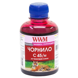 Чернило C45 водорастворимое для Canon CL-441/CL-446/CLI-451M, 200 г Magenta WWM