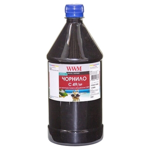 Чорнило пігментне GI-490BK для Canon Pixma G1400/2400/3400, 1000 г Black WWM