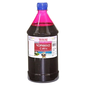 Чорнило водорозчинне GI-490C для Canon Pixma G1400/2400/3400, 1000 г Magenta WWM