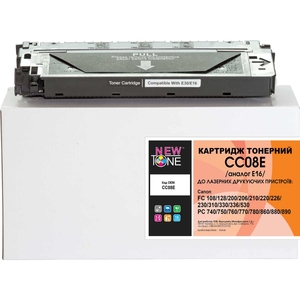 Картридж тонерный черный Black для Canon FC-128 / 230 / 310 / 330 аналог E16 NewTone