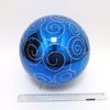 Елочный шар, размер 25 см Большой синий с узором 4825-25U-BL 735020 Josef Otten