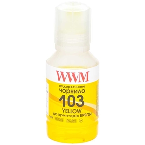 Чорнило №103 водорозчинне для Epson L3100/3110/3150 140 г Yellow WWM