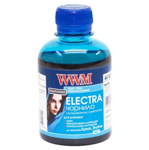 Чорнило ELECTRA водорозчинне для Epson, 200 г Light Cyan WWM