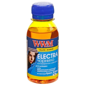 Чернило ELECTRA водорастворимое для Epson, 100 г Yellow WWM
