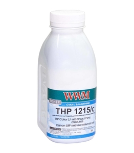 Тонер блакитний Cyan для HP CLJ CP1215/CP1515/CM1312 бутль 40 г WWM
