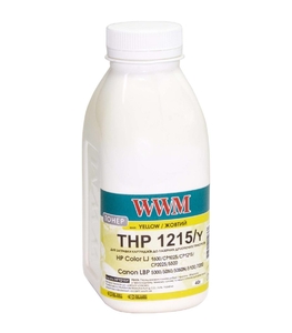 Тонер желтый Yellow для HP CLJ CP1215/CP1515/CM1312 бутыль 40 г WWM