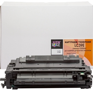 Картридж тонерний чорний Black для HP LJ P3015 аналог CE255A NewTone
