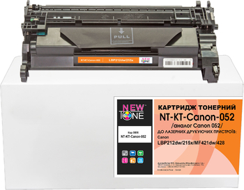 Картридж тонерный черный Black для Canon LBP212dw / 215x / MF421dw / 428 аналог Canon 052 NewTone