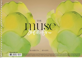 Альбом для эскизов А4, 50 листов, белая бумага, 115 г/м2 MUSE PB-SC-050-317 Школярик