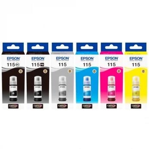 Набір чорнил №115 для Epson L8160/8180, 6 кольорів по 70 мл B/PB/G/C/M/Y Epson