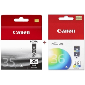 Комплект чорнильних картриджів для Pixma iP100 PGI-35/CLI-36 Black/Color Canon