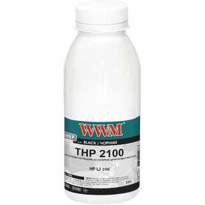 Тонер чорний Black для HP LJ 2100 бутль 240 г WWM